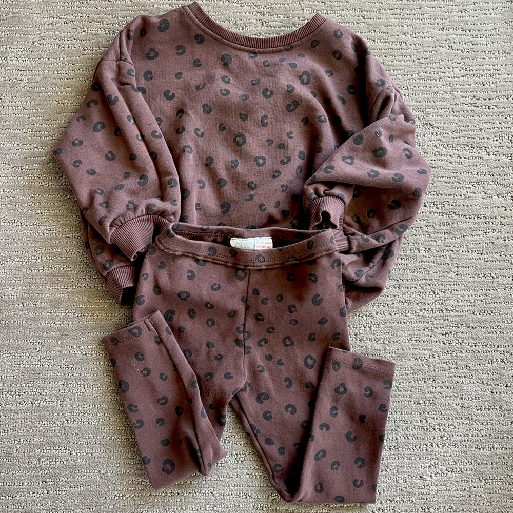Zara girls 3/4 set